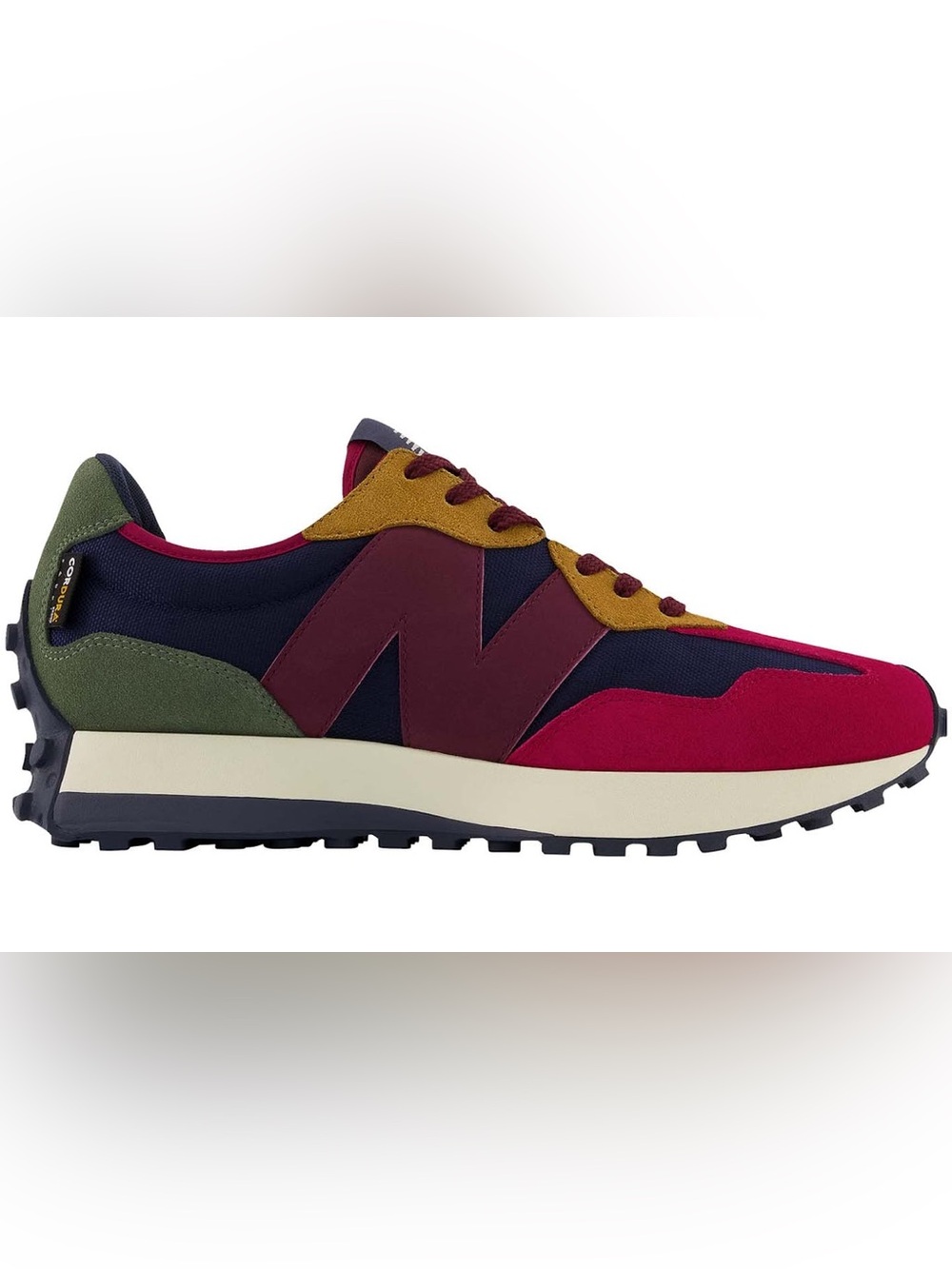 New Balance Men's Sneakers in Burgundy, Navy, Olive & Mustard